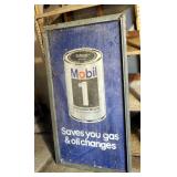 Mobile 1 Synthetic Motor Oil Window Sign, 50" x 30"