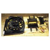 Oil Coolers, Shroud, Radiator Fan And Block Heater