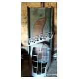 Rat Rod Parts Including Bed Sides 67" Qty.2, Tractor Grill And Custom Flames