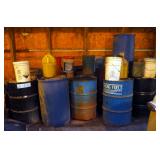 55 Gallon Oil Drums Full Of Reclaimed Motor Oil, Qty 16