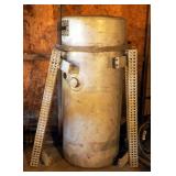 Large Truck Bed Fuel Tank With Metal Support Brackets, 65" X 28" Diameter