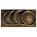 Cadillac Spoke Hubcaps, Qty 4, 14" Diameter