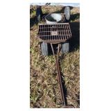 Hesse 4 Wheeled Steel Cart, 14" X 56" X 30"
