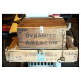 Ajax No. 2 Wood Dynamite Box 8.5