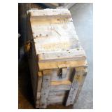 Vintage 5 Gal Military Jerry Can, Metal Ammunition Can And Box