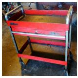 Mac Tools Rolling Metal Tool Cart, Single Drawer With Key, 35" X 30" X 16"