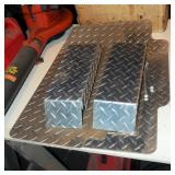 Diamond Plate Trailer Fenders 16" Long Qty 2, Floor Boards 25" Long, Qty 2