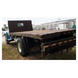 1998 Ford F700 Truck, VIN # 1FDXF7085WVA08615, Mileage Showing On Odometer 146,654, 16 Ft Bed, Propa