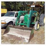 John Deere Tractor Model #2240 With Front End Loading Bucket, 2104 Hours Showing