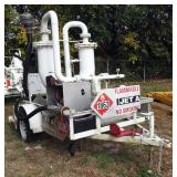 9 Ft Jet Fuel Pumping Skid Trailer With Liquid Controls, 100 Gallons Per Minute Meters Model #M-7-2,