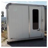 Brown Cargo Van Box, Outside Measurements 91" x 101" x 101", Insulated, Has Walk Through Door, Model