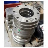 6" Aluminium Heat Collars, Qty 14, Mounting Plates, Hydraulic Fittings And General Pump High Pressur