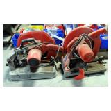 Milwaukee 14" Abrasive Cut Off Machines, 120 Volt, Qty 2, Category #6176-20 & 6177-20