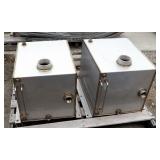 Stainless Steel Slop Tanks, Qty 2, 18" x 18" x 20"