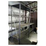 Metal Storage Shelving With 4 Adjustable Shelvs, Qty 2, 85" X 48" x 24"