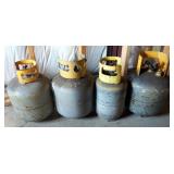 HVAC Recycling Bottles, Qty. 4 HVAC Recycling Bottles, Qty. 4
