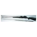 Weatherby Mark V .338-378 WBY Mag Bolt Action Rifle SN# SB048480, With Accubrake And Fluted Stainles Weatherby Mark V .338-378 WBY Mag Bolt Action Rifle SN# SB048480, With Accubrake And Fluted Stainles