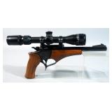 Thompson Center Arms .22 LR Target Pistol SN# 152726, With Rios Model 400S 2-7 x 32mm Scope, In Hard Thompson Center Arms .22 LR Target Pistol SN# 152726, With Rios Model 400S 2-7 x 32mm Scope, In Hard
