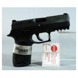 Sig Sauer Model P250C .45 Auto Pistol SN# EAK045775, With Paperwork, In Hard Case Sig Sauer Model P250C .45 Auto Pistol SN# EAK045775, With Paperwork, In Hard Case