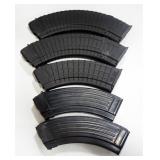 Assorted 7.62x39mm 40 Round Magazines, Steel Qty 2, Pro-Mag Plastic 30 Round Magazine, Qty 3, Total Assorted 7.62x39mm 40 Round Magazines, Steel Qty 2, Pro-Mag Plastic 30 Round Magazine, Qty 3, Total