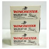 Winchester Wildcat 22LR 40 Gr Round Nose Ammo, Approx 1500 Rounds, Winchester Wildcat 22LR 40 Gr Round Nose Ammo, Approx 1500 Rounds,