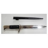 Horster Solingen Knife, 12.5" OL With Scabbard Horster Solingen Knife, 12.5" OL With Scabbard