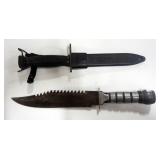M10 Bayonet With Scabbard And Survival Knife With Removable Compass Pommel M10 Bayonet With Scabbard And Survival Knife With Removable Compass Pommel