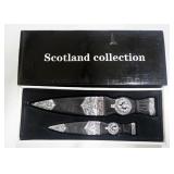 Scotland Collection Dagger Set, Includes 2 Daggers, 6.5" OL And 9.5" OL, Both With Sheaths Scotland Collection Dagger Set, Includes 2 Daggers, 6.5" OL And 9.5" OL, Both With Sheaths