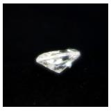 100% Natural Diamond, Pear Shape, 0.51 Carat, Color D, Clarity I1, 6.56 x 4.31 x 2.78 mm, With IGL R