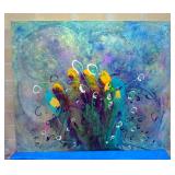 Sam Finley (American, 1956 - ), Abstract Wall Art Of Floral Image, 6