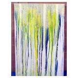 Sam Finley (American, 1956 - ), Abstract Wall Art On Canvas Of Streaked Images, 4