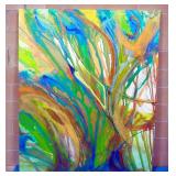 Sam Finley (American, 1956 - ), Abstract Wall Art Of Blues, Greens, Yellows And More, 5