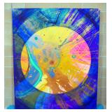 Sam Finley (American, 1956 - ), Abstract Wall Art With Circular Image, 5