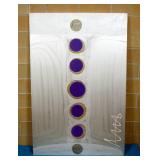 Sam Finley (American, 1956 - ), Abstract Wall Art With Circular Images, 4