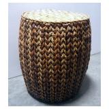Woven Hassock/Footstool 20" T