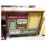 Bayside Furnishings 5 Drawer Cabinet With Distressed Finish 36" X 40" X 15"