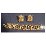 Costume Jewelry, Includes Bracelet And Earring Set