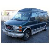 1997 GMC Savana Limited 1500 Handicap Lift Van, With Lift, Electric Slide Sofa, TV/VHS, V8, 5.7L, 14
