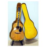Alvarez Guitars Model No. 5047 1972 Acoustic Guitar With Adjustable Bridge, Rare Back Cut Neck With 