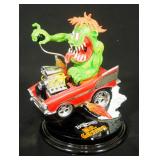 Danbury Mint Ed "Big Daddy" Roth "Mr. Gasser" Statuette, 1 Chip In Base, 1 Flame Detached