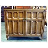 Drexel Mahogany Buffet, Two Doors, One Interior Drawer, One Adjustable Shelf, 30" Tall x 36" Wide x 