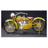 1917 Harley Davidson 1:6 Scale Diecast 3-Speed V-Twin Model F, In Box, With COA