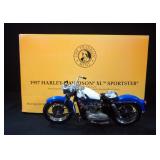 Franklin Mint 1:10 Scale 1957 Harley Davidson XL Sportster, No. 1098/9900, With COA In Box