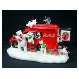Franklin Mint Always Coca-Cola Musical Sculpture Featuring Coca-Cola Polar Bears, Works