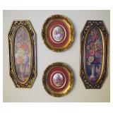 Cameo And Wall Hangings Qty 4