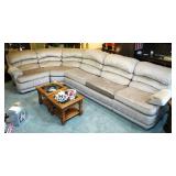 Bench Craft Five Piece Sectional Sleeper Sofa, With Recliners