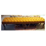 Vintage Upholstered Dressing Bench 18" x 77" x 16"