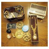 Avon Necklace Perfume Bottles, Compacts, Trinket Boxes, And More