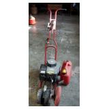 Gas Powered Lawn Edger With Briggs And Stratton Engine And 2.5 Gallon Fuel Can