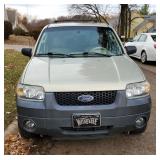 2005 Ford Escape Multipurpose Vehicle (MPV), VIN # 1FMCU03115KC45189, Mileage Showing On Odometer 25